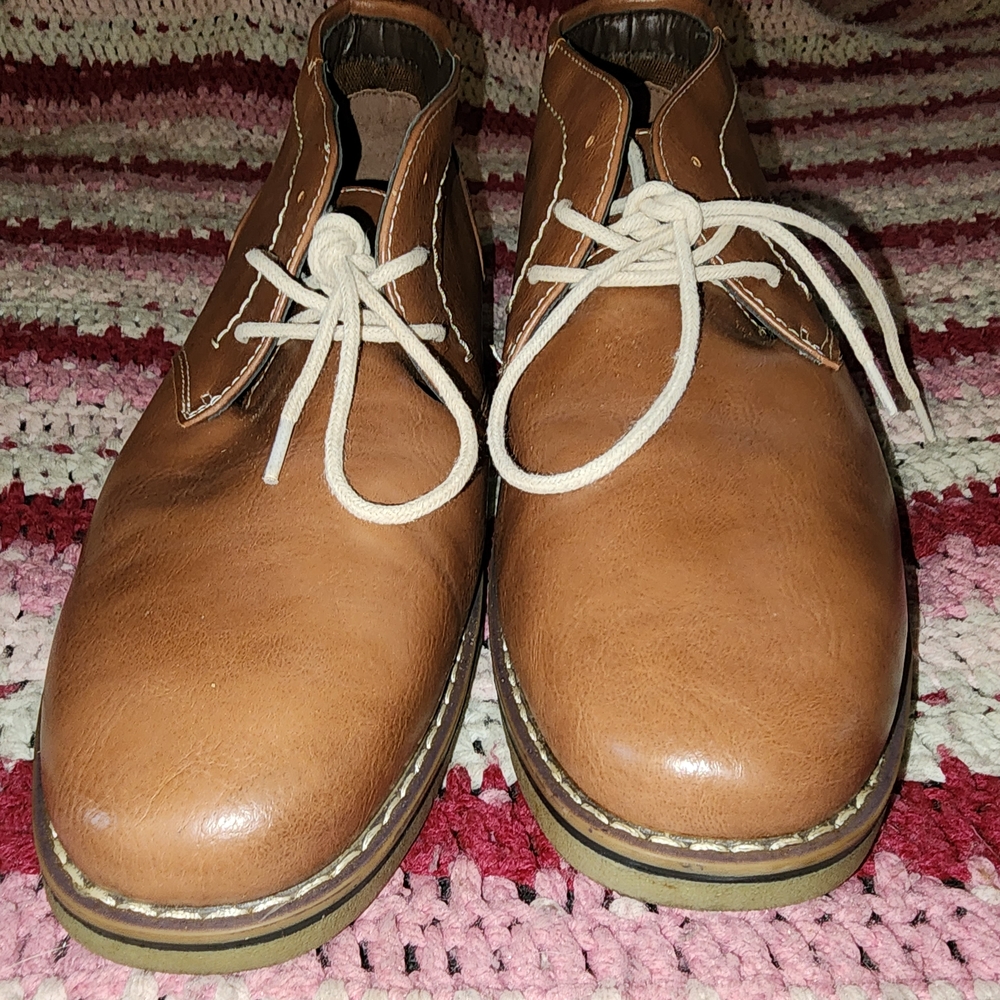 George Tan Leather Dress Shoes